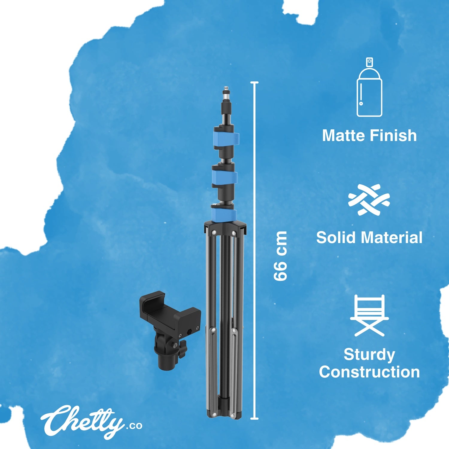 Chetty DT29 Collapsible Tripod Phone Stand