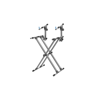 Chetty TT14 Two-Tier Double Braced Keyboard Stand with 11 level Gear Locking