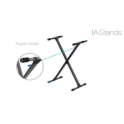 Chetty TT4 X-Type Keyboard Single Braced Stand with 6-level Trigger Locking