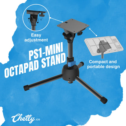 Chetty PS1 Mini Collapsible Octapad Stand with Detachable Plate