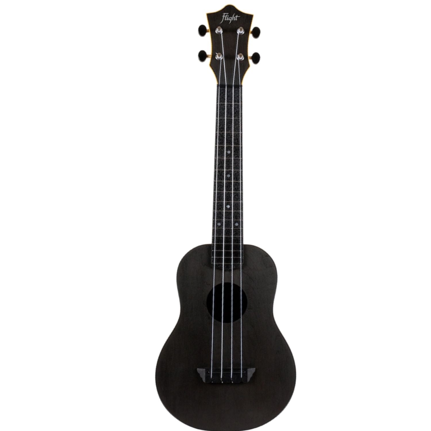 Flight Concert Ukuleles Black Flight TUC35 Travel Concert Ukulele with Bag 