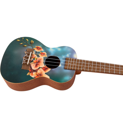 Flight Concert Ukuleles Flight AUC33 Orchid Concert Ukulele with Bag