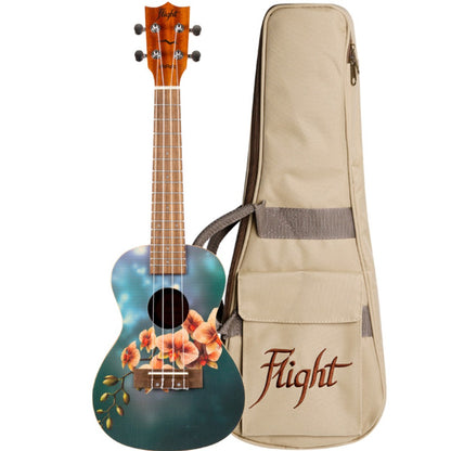 Flight Concert Ukuleles Flight AUC33 Orchid Concert Ukulele with Bag