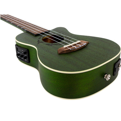Flight Concert Ukuleles Flight DUC380 CEQ Coral Electric Concert Ukulele with Bag