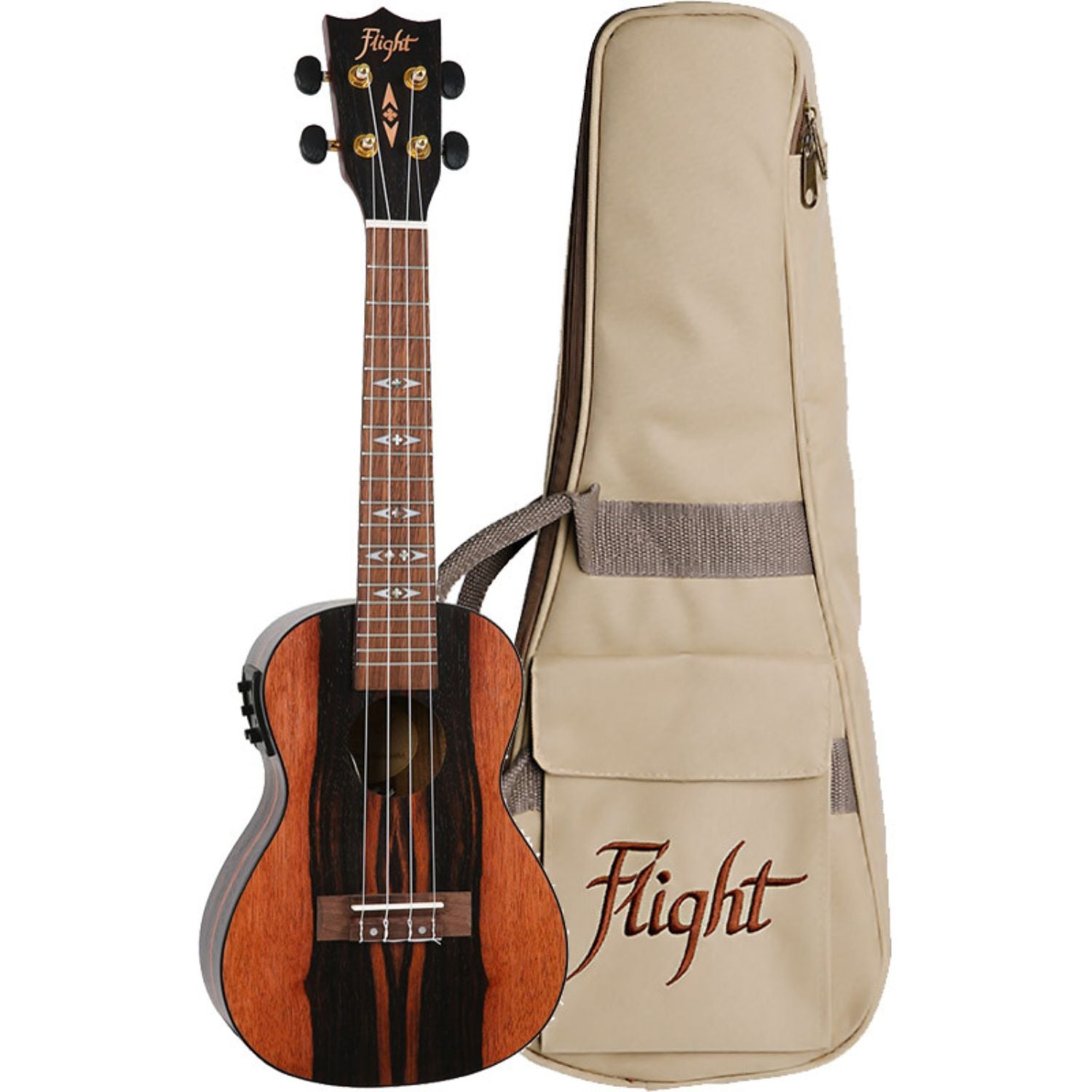 Flight Concert Ukuleles Flight DUC460EQ AMARA Electric Concert Ukulele with Bag
