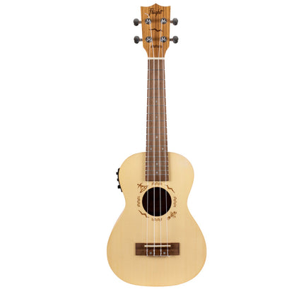 Flight Concert Ukuleles Flight DUC525EQ SP/ZEB Electric Concert Ukulele with Bag