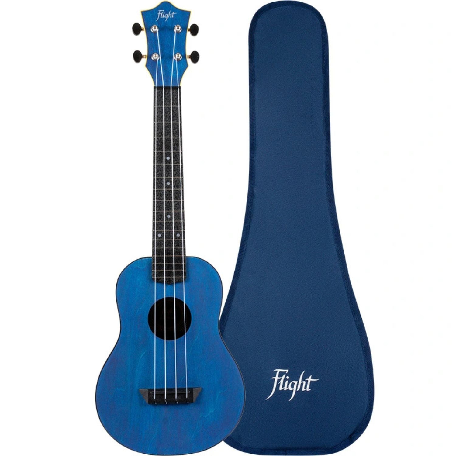 Flight Concert Ukuleles Flight TUC35 Travel Concert Ukulele with Bag #color_deep-blue