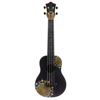 Flight Concert Ukuleles Flight TUC40 GD Mandala Travel Concert Ukulele with Bag