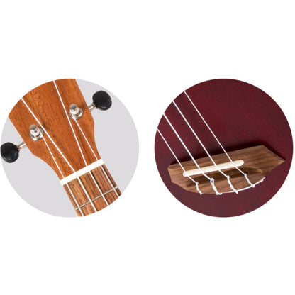 Flight Soprano Ukuleles Flight NUS380 Amber Soprano Ukulele with Bag