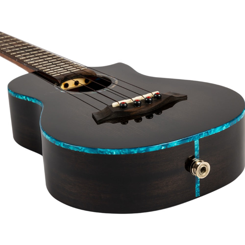 Flight Tenor Ukuleles Flight Nighthawk EQ-A Electric Tenor Ukulele with Bag