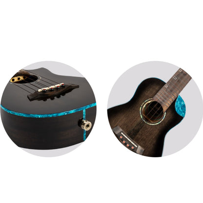 Flight Tenor Ukuleles Flight Nighthawk EQ-A Electric Tenor Ukulele with Bag