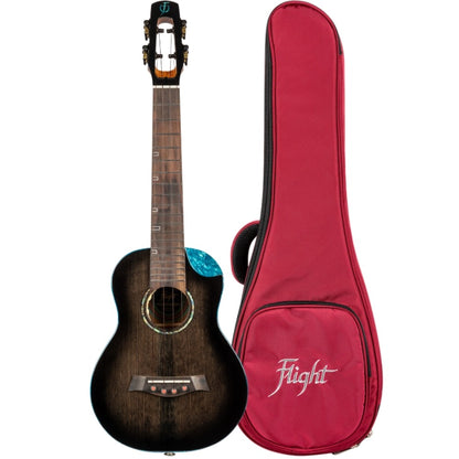 Flight Tenor Ukuleles Flight Nighthawk EQ-A Electric Tenor Ukulele with Bag