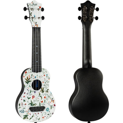 Flight Ukulele Flight UTS-40 Flower Ultra Travel Ukulele with Bag