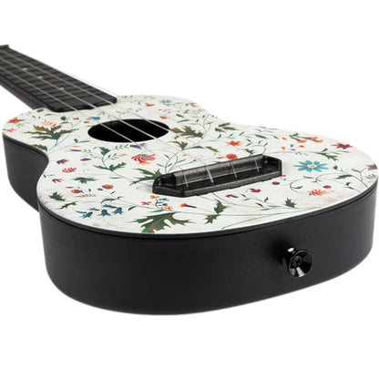 Flight Ukulele Flight UTS-40 Flower Ultra Travel Ukulele with Bag