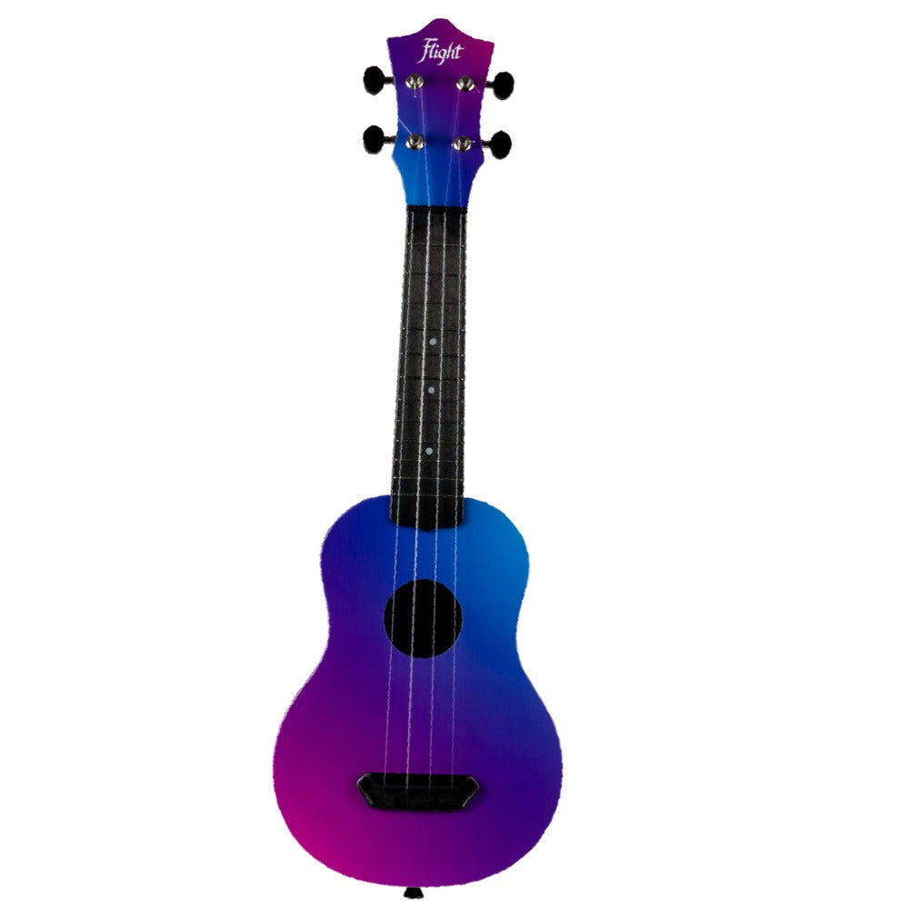Flight Ukulele Purple and Blue Gradient Flight UTS-35 Story Ultra Travel Ukulele with Bag 