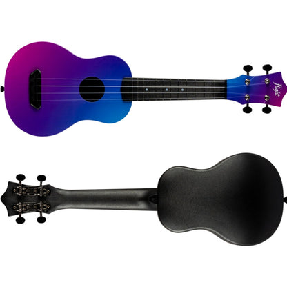 Flight Ukulele Purple and Blue Gradient Flight UTS-35 Story Ultra Travel Ukulele with Bag 