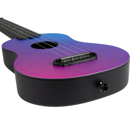 Flight Ukulele Purple and Blue Gradient Flight UTS-35 Story Ultra Travel Ukulele with Bag 