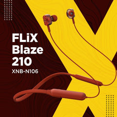 FLiX In-Ear Neckband Headphones FLiX (Beetel) Blaze 210 BT v5.0 In Ear Wireless Neckband
