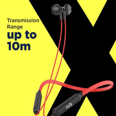 FLiX In-Ear Neckband Headphones Red FLiX (Beetel) Thunder 1100 Bluetooth In Ear Neckband - Red