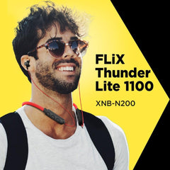 FLiX In-Ear Neckband Headphones Red FLiX (Beetel) Thunder 1100 Bluetooth In Ear Neckband - Red