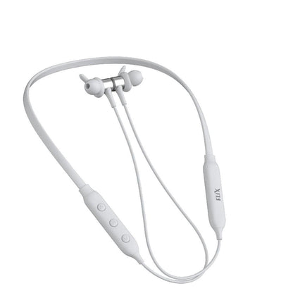 FLiX In-Ear Neckband Headphones White FLiX (Beetel) Blaze 120 Bluetooth v5.0 Wireless In Ear Comfortable Sports Neckband - White