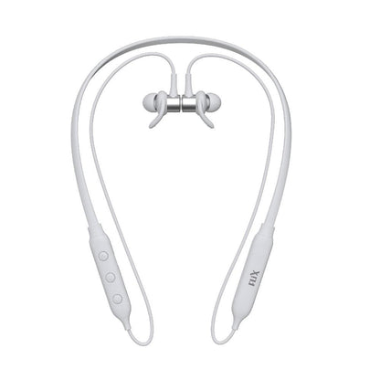FLiX In-Ear Neckband Headphones White FLiX (Beetel) Blaze 120 Bluetooth v5.0 Wireless In Ear Comfortable Sports Neckband - White