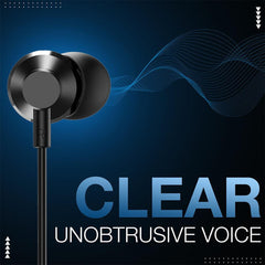 FLiX In-Ear Wired Headphones Black FLiX (Beetel) Tone 110 Wired Headset - Black