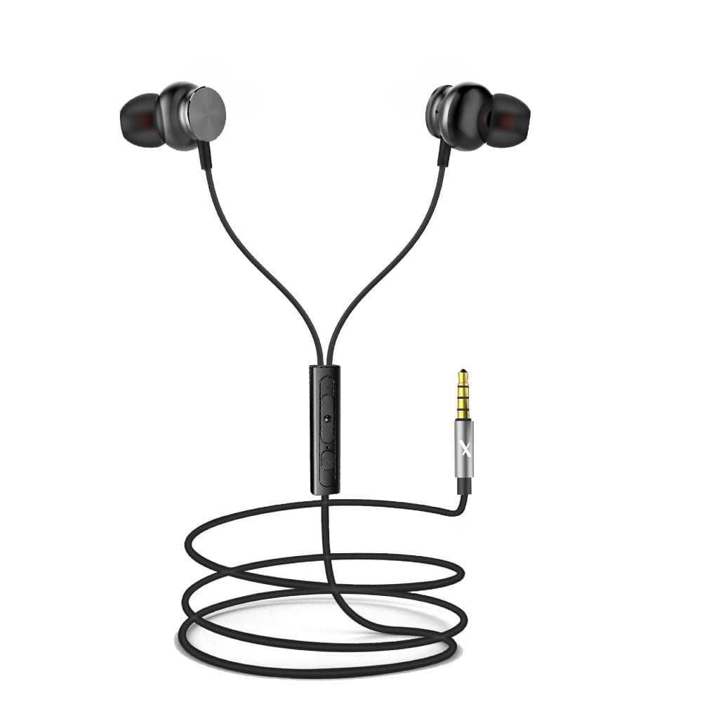 FLiX In-Ear Wired Headphones Black FLiX (Beetel) Tone 120 Wired Headset - Black