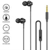 FLiX In-Ear Wired Headphones Black FLiX (Beetel) Tone 130 Wired Headset - Black