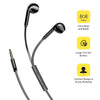 FLiX In-Ear Wired Headphones Black FLiX (Beetel) Tone 200 Wired Headset - Black