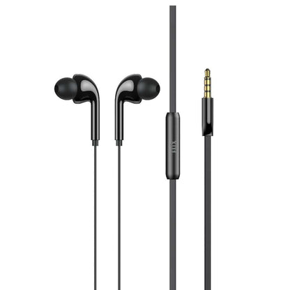 FLiX In-Ear Wired Headphones Black FLiX (Beetel) Tone 210 In Ear Wired Headset - Black