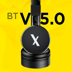 FLiX On-Ear Wireless Headphones Black FLiX (Beetel) X2 Bluetooth v5.0 On Ear Wireless Headphone - Black