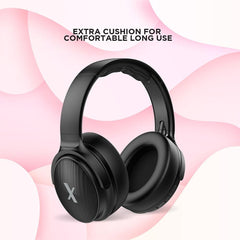 FLiX Over-Ear Wireless Headphones Black FLiX (Beetel) X1 BT 5.0 Over Ear Wireless Headphone - Black
