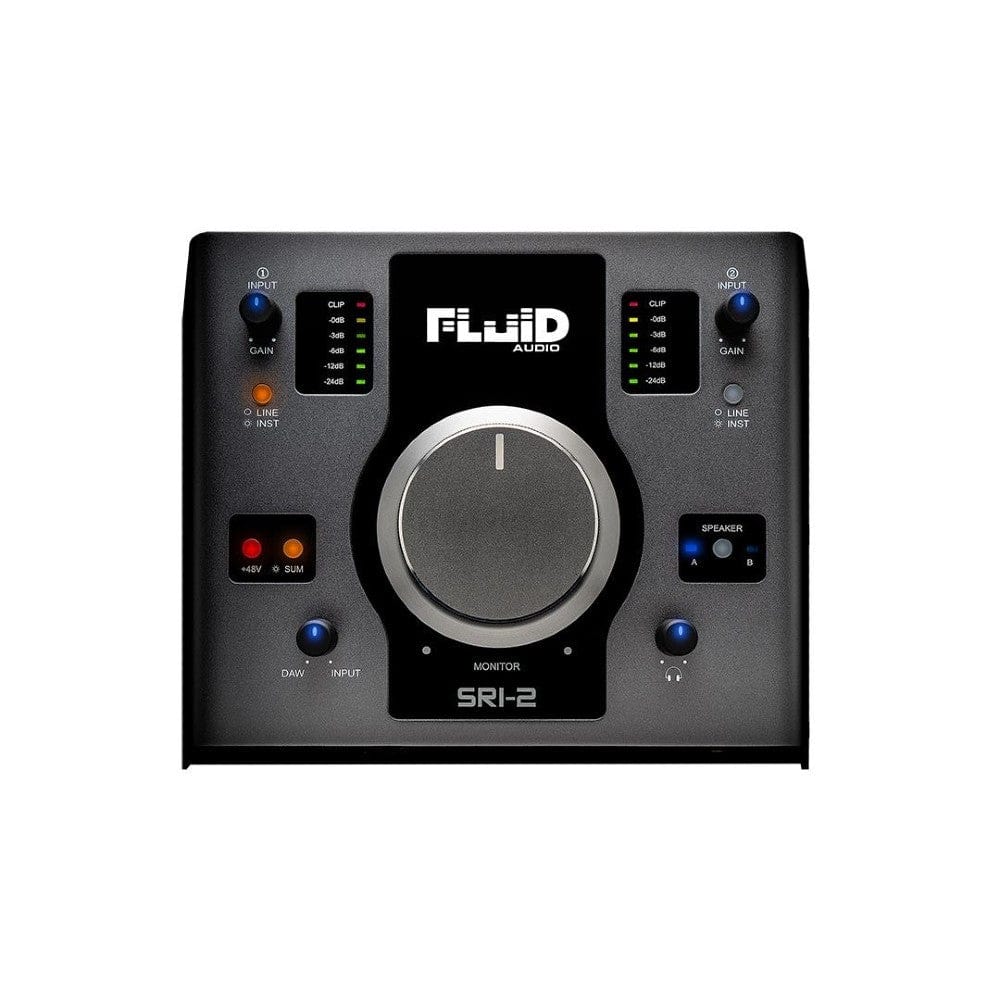 fluid audio audio interfaces fluid audio sri-2 2x2 usb audio interface