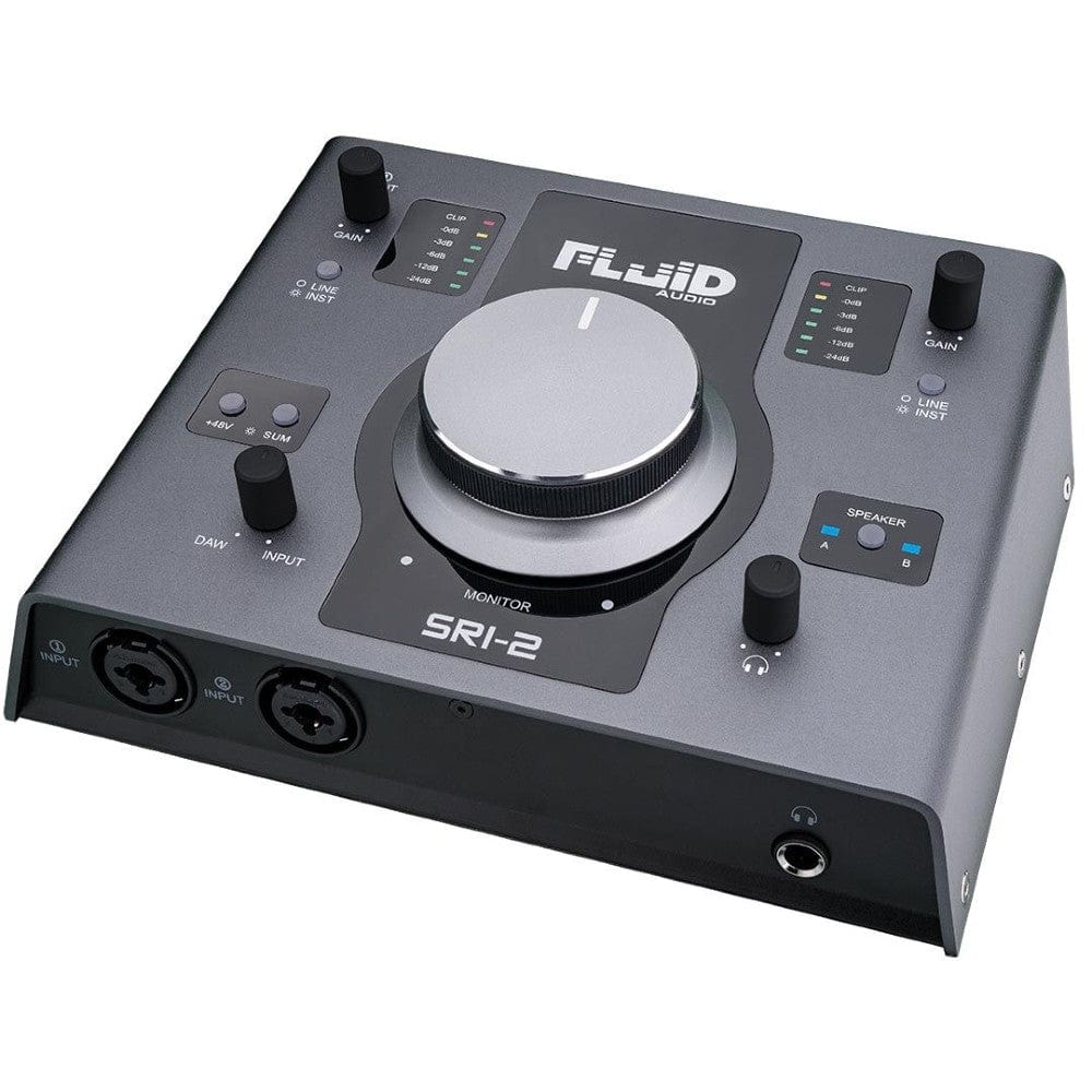 fluid audio audio interfaces fluid audio sri-2 2x2 usb audio interface