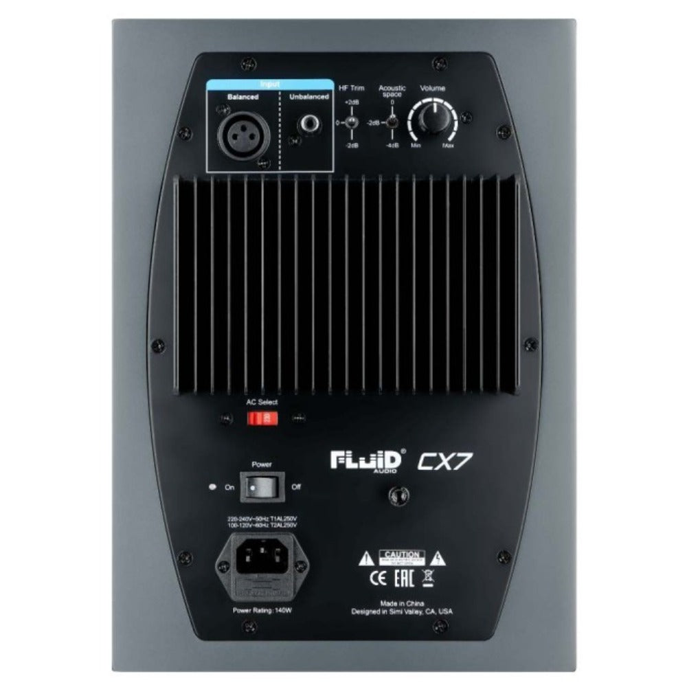 Fluid Audio Monitor Speakers Fluid Audio CX7 Active Monitor Speaker - Single