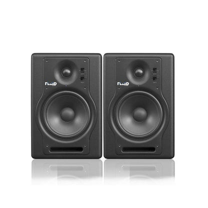 fluid audio monitor speakers fluid audio fader series f5 studio monitors - pair