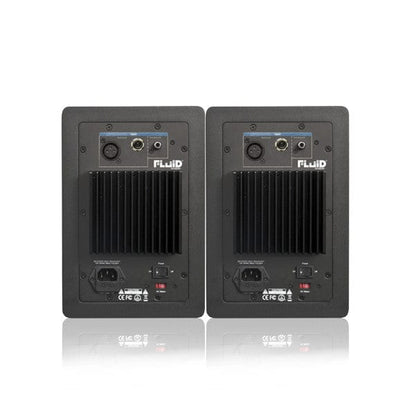 fluid audio monitor speakers fluid audio fader series f5 studio monitors - pair