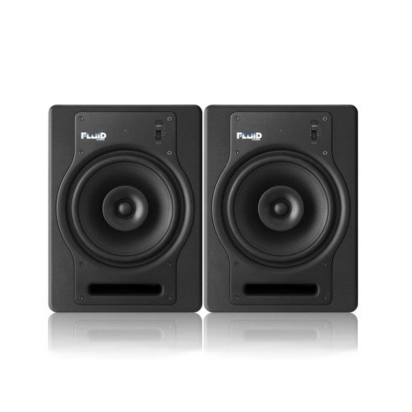 fluid audio monitor speakers fluid audio fader series fx8 studio monitors - pair