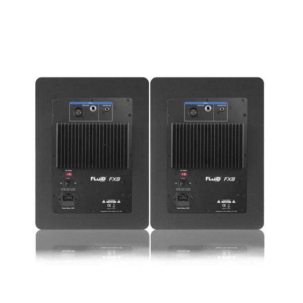 fluid audio monitor speakers fluid audio fader series fx8 studio monitors - pair