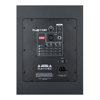 fluid audio monitor speakers fluid audio fx80 8-inch 2-way active studio monitor speaker