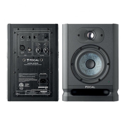 focal monitor speakers focal alpha 50 evo active 2-way professional nearfield monitor speaker 