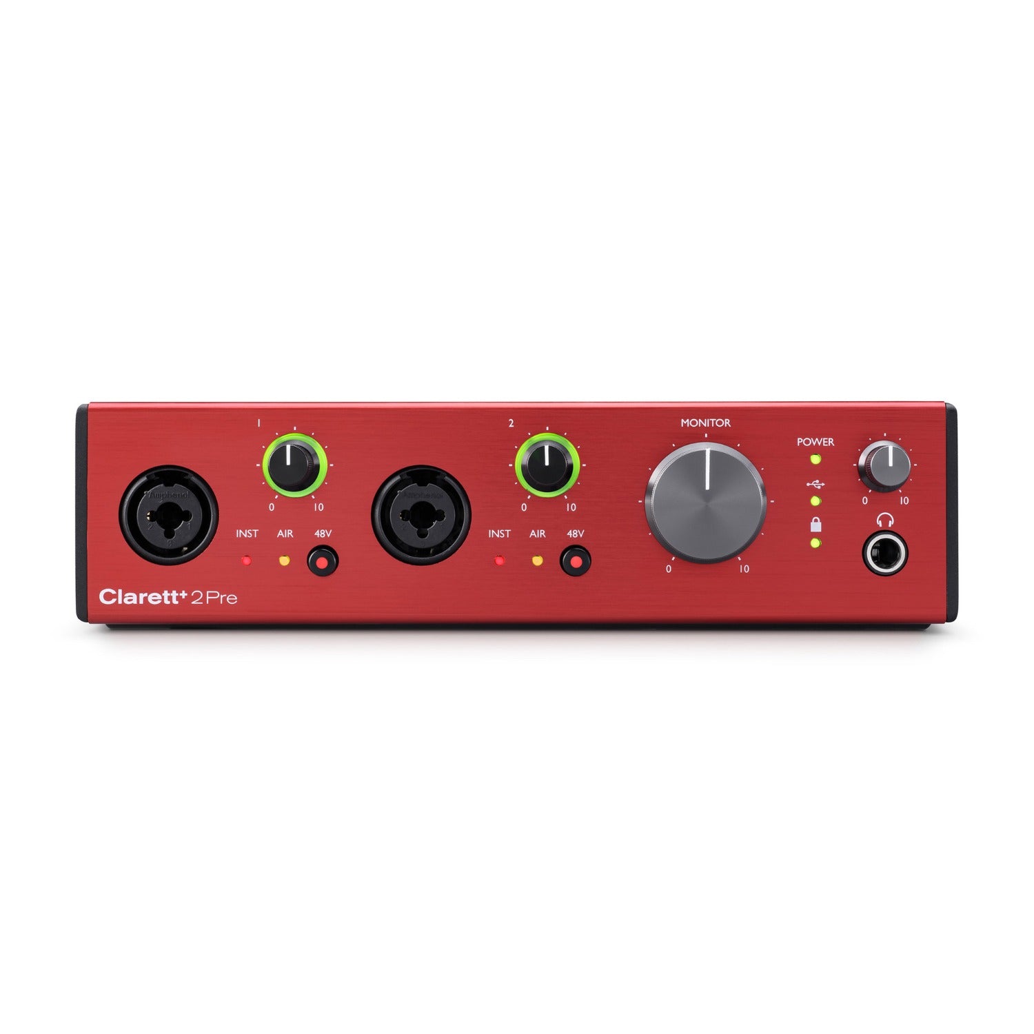 Focusrite Audio Interfaces Focusrite Clarett 2Pre 10-In, 4-Out Thunderbolt Audio Interface