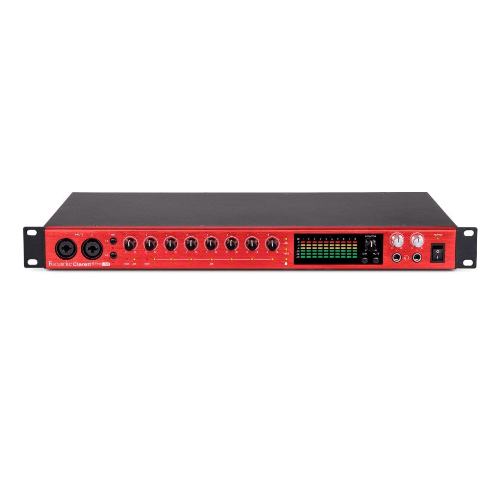 focusrite audio interfaces focusrite clarett 8 pre usb 18-in, 20-out audio interface for pc & mac