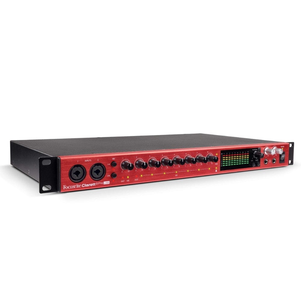 focusrite audio interfaces focusrite clarett 8 pre usb 18-in, 20-out audio interface for pc & mac