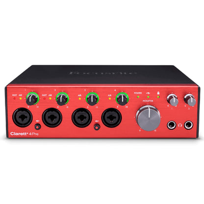 Focusrite Audio Interfaces Focusrite Clarett Plus 4PRE 18 in 8out Audio Interface