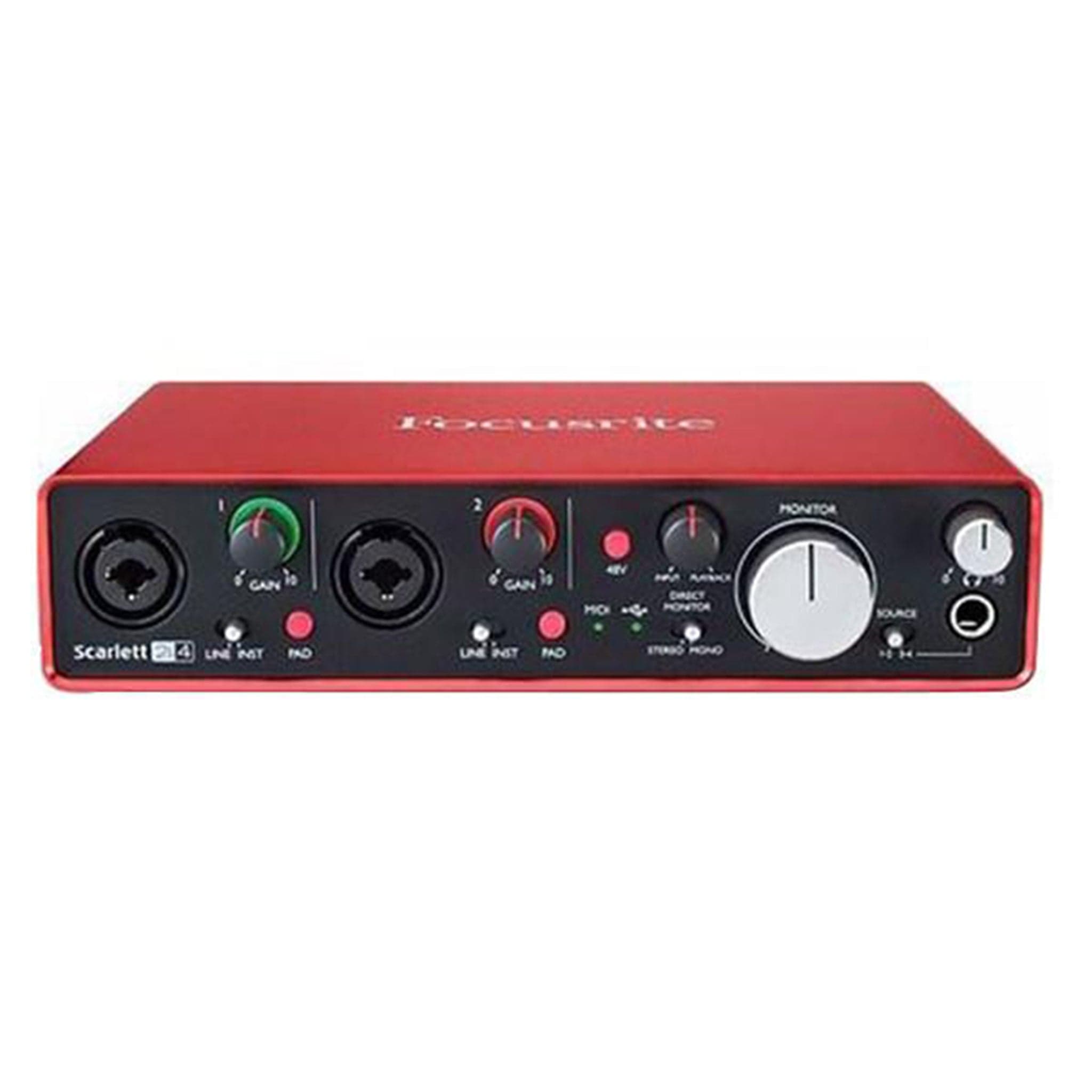 Focusrite Interface 4 Input BAJAAO.COM - Buy Focusrite Scarlett 2i4 2 Input - 4 Output USB Audio ...