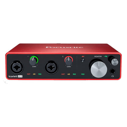 focusrite audio interfaces focusrite scarlett 4i4 3rd gen audio interface