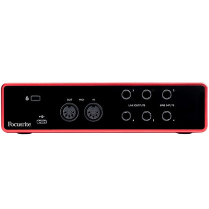 focusrite audio interfaces focusrite scarlett 4i4 3rd gen audio interface