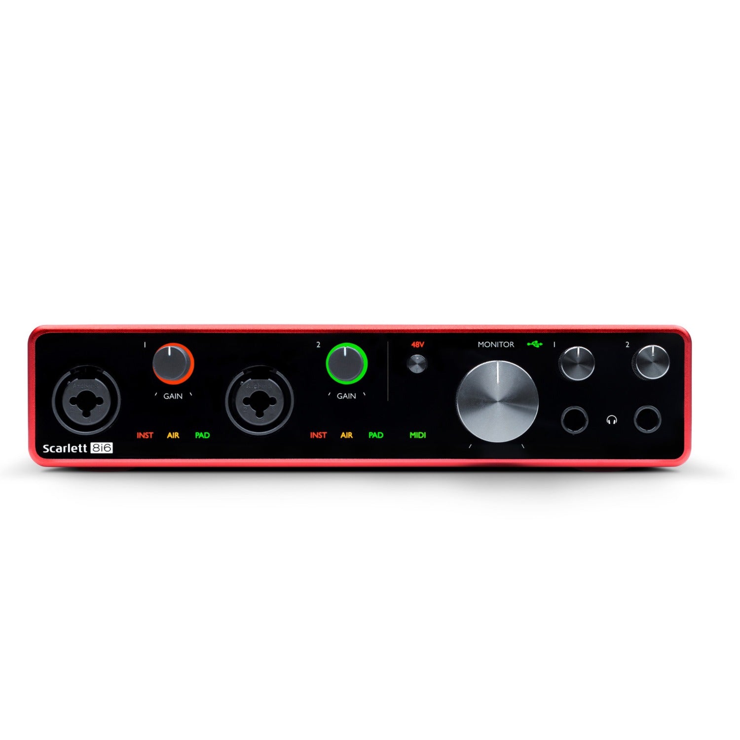 Focusrite Scarlett 8i6 オーディオインターフェース Focusrite Scarlett 8i6 3rd Gen 8 Input 6 Output Audio Interface